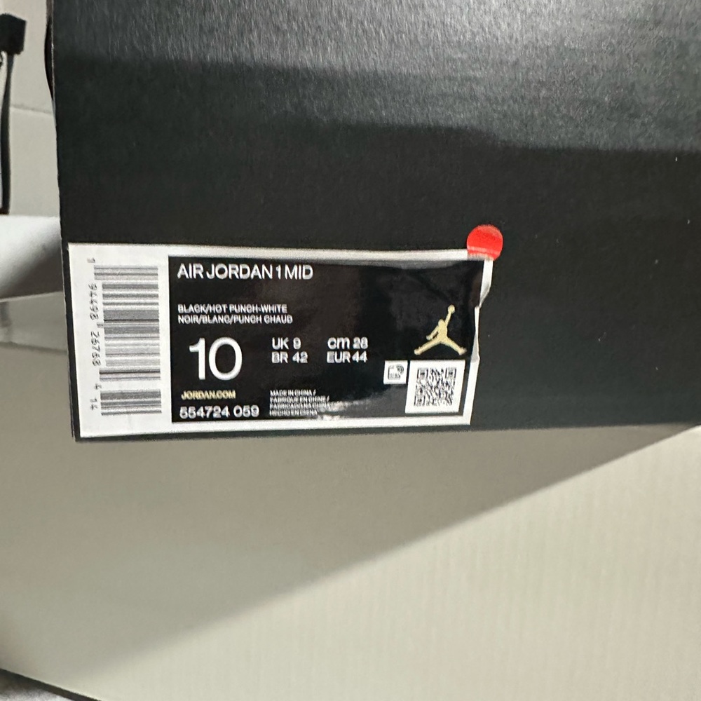 Air Jordan 1 Mid Sneakers - Pink Shadow